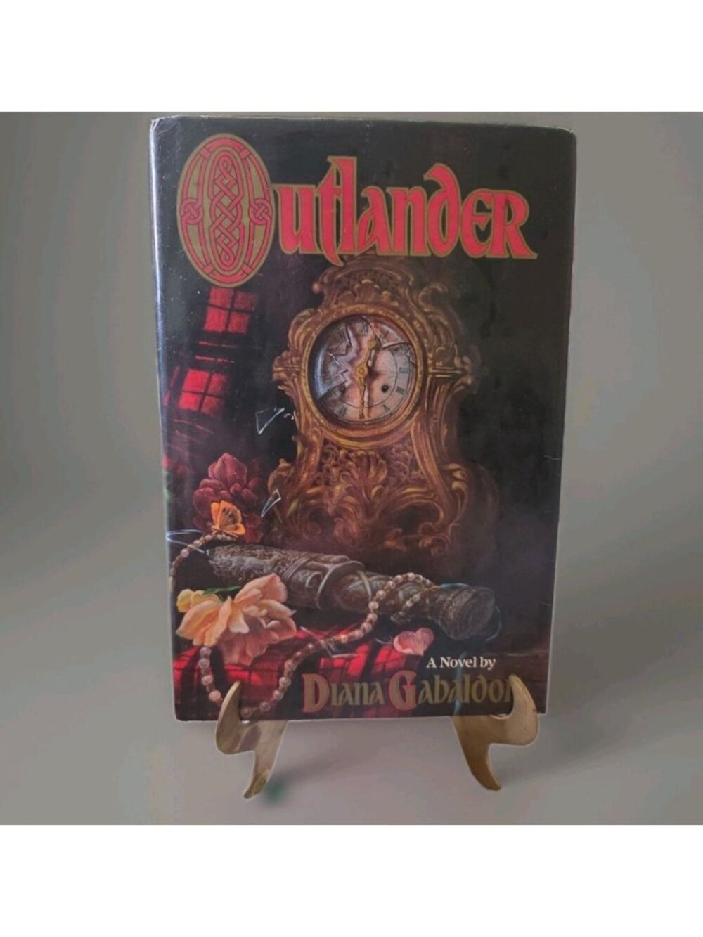 Outlander by Diana Gabaldon (1991) Book Club Edition HCDJ Delacorte Press